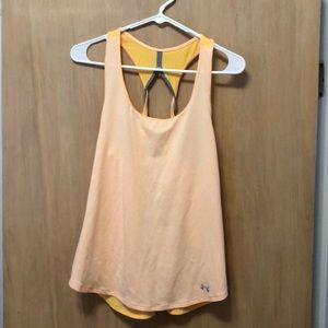 Under Armour yellow tank top | size M